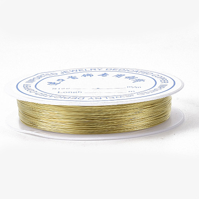Round Copper Jewelry Wire CWIR-S002-0.6mm-02-1