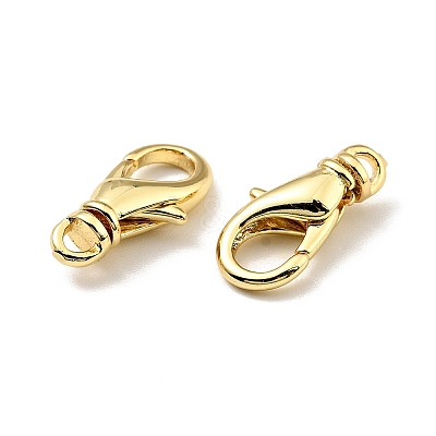 Brass Swivel Lobster Claw Clasps X-KK-G416-52G-1