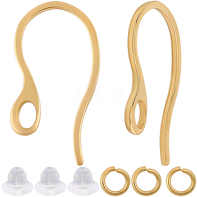 304 Stainless Steel Earring Hooks STAS-BBC0008-29-1