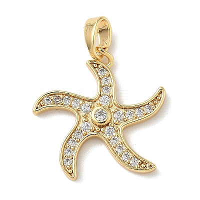Brass Micro Pave Cubic Zirconia Pendants LS-KK-K305-11E-G-1