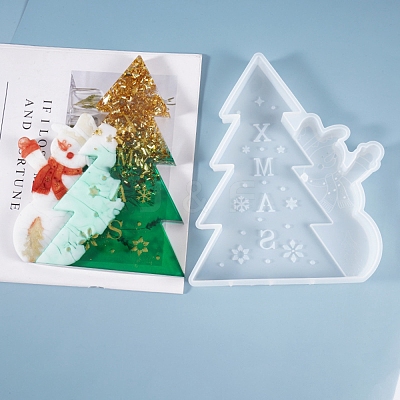 Christmas DIY Display Silicone Molds X-DIY-D049-07-1