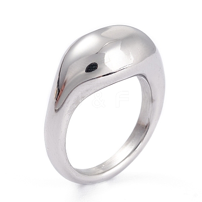 Tarnish Resistant Unisex 304 Stainless Steel Finger Rings RJEW-K233-11B-P-1