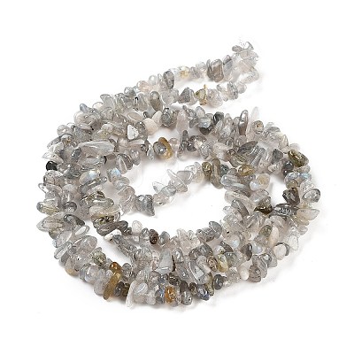 Natural Labradorite Beads Strands G-G0003-B43-1