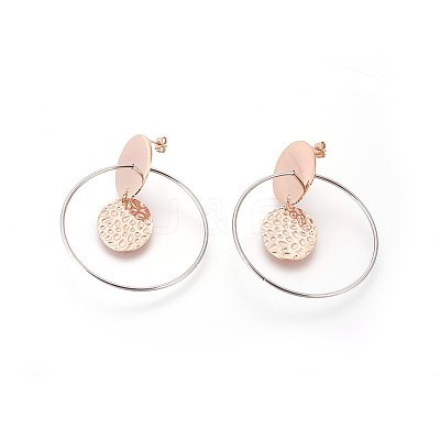 304 Stainless Steel Ear Studs STAS-I103-19-1