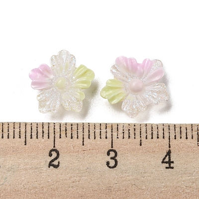 Luminous Transparent Resin Decoden Cabochons LS-RESI-D013-06D-1