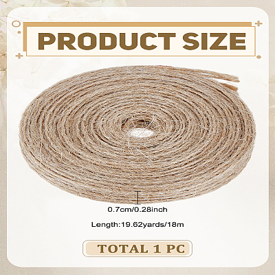 18M Burlap Fabric Ribbons OCOR-LP0001-44-1