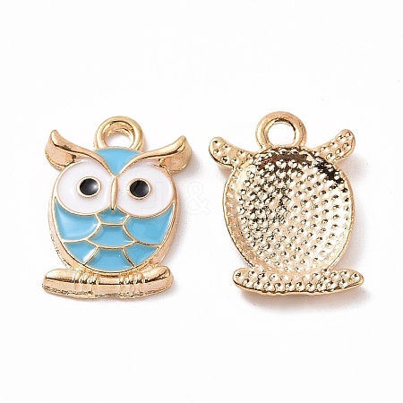 Alloy Enamel Pendants ENAM-B054-02G-03-1
