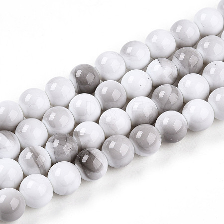 Baking Paint Glass Beads X1-DGLA-N013-10mm-01-1