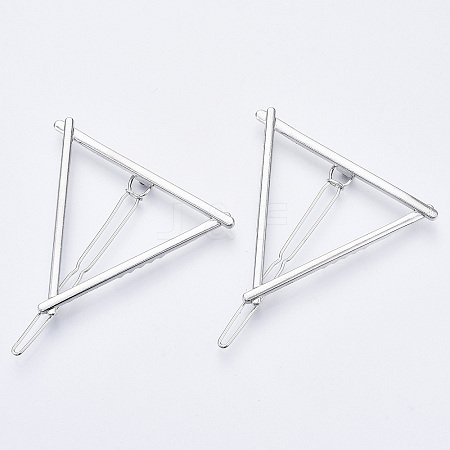 Alloy Hollow Geometric Hair Pin PHAR-N005-015P-1