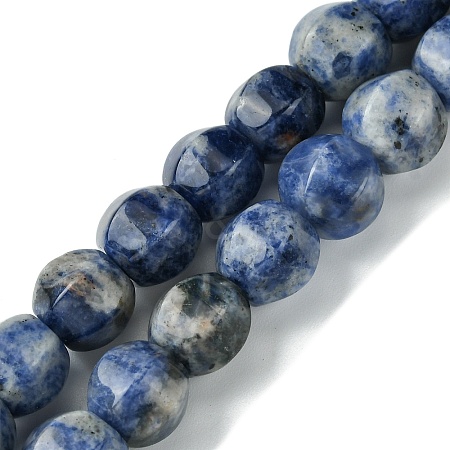 Natural Blue Spot Jasper Beads Strands G-H023-A07-01-1