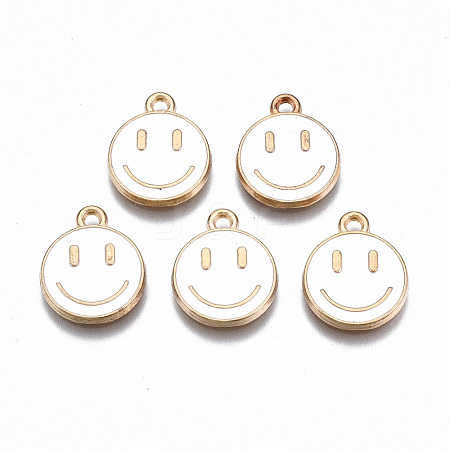Alloy Enamel Charms ENAM-S121-165G-RS-1