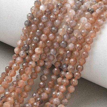 Gradient Natural Multi-Moonstone Beads Strands GG-CBA2E9C-A01-4mm-1