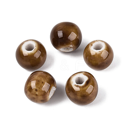 Vintage Handmade Porcelain Beads PORC-Q006-13A-34-1