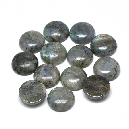 Natural Labradorite Cabochons G-T073-18-20mm-1