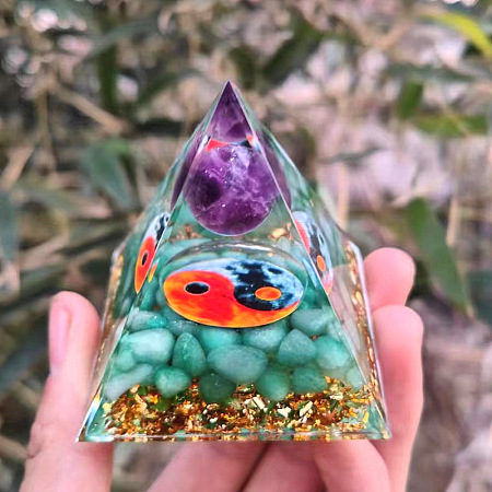 Orgonite Pyramid Resin Energy Generators PW-WG0E409-01-1