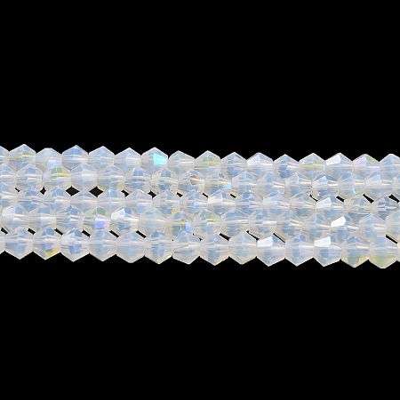 Imitation Jade Electroplate Glass Beads Strands EGLA-A039-J2mm-L05-1