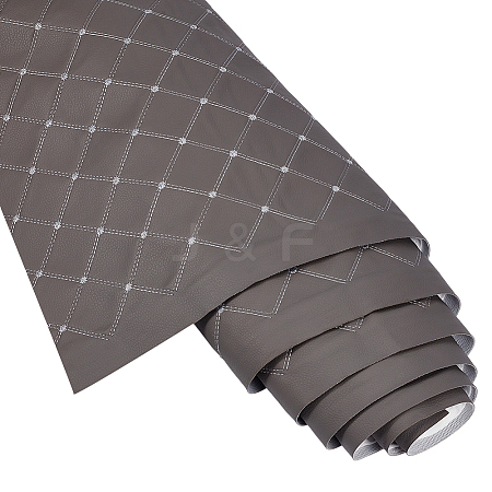 PVC Leather with Foam Fabric DIY-WH0671-391B-1