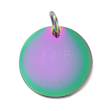 Ion Plating(IP) 304 Stainless Steel Pendants LS-STAS-I311-32E-RC-1