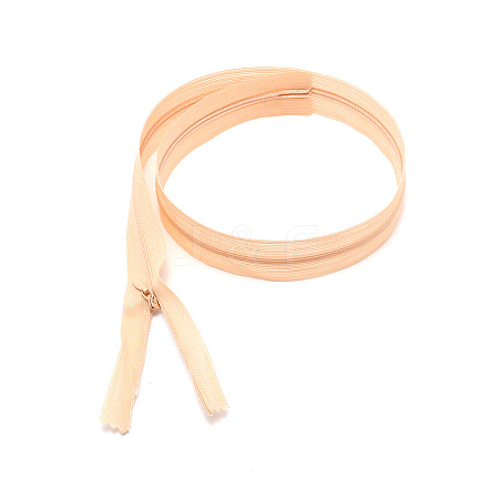 Nylon Invisible Zipper Fastener LS-FIND-WH0062-26D-1