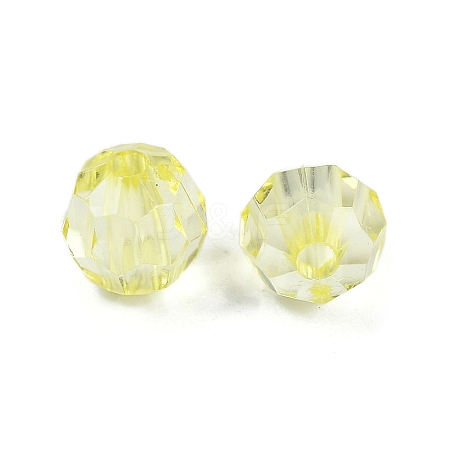 Transparent Acrylic Beads OACR-Q015-02C-1