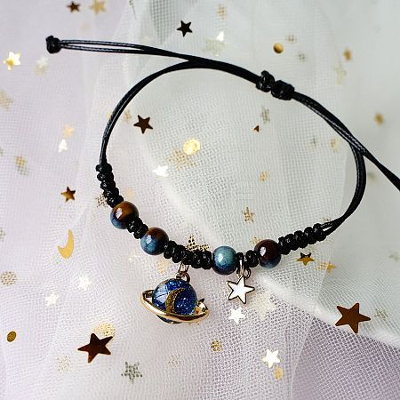 Ceramic Beads Braided Bead Bracelets for Women WG429D7-03-1