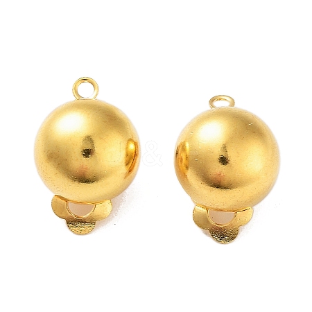 Brass Earring Findings KK-E031-G-1
