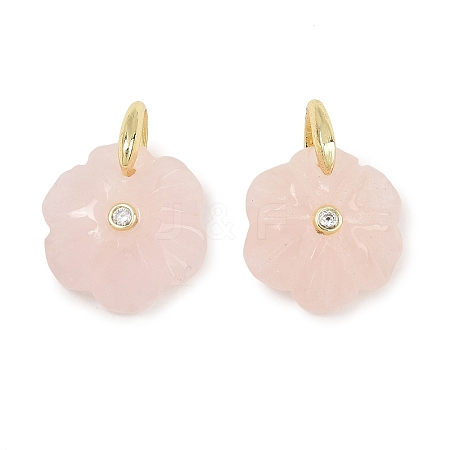 Natural Rose Quartz Pendants GG-NH0016-01G-04-1