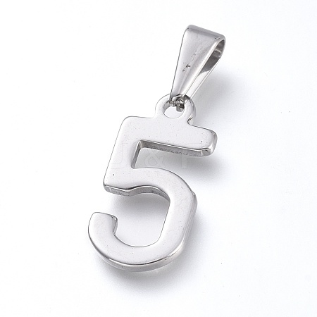 Non-Tarnish 304 Stainless Steel Pendants STAS-L210-05I-P-1