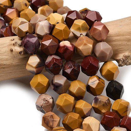 Natural Mookaite Beads Strands G-Z119-A07-03A-1