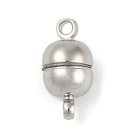 Rack Plating Brass Magnetic Clasps KK-Z070-19P-02-1
