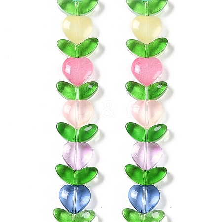 Transparent Glass Beads Strands GLAA-B021-04E-1