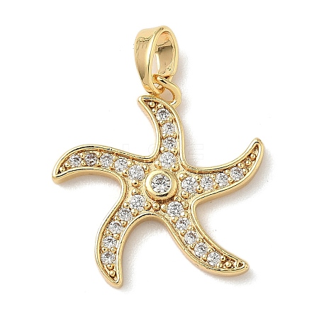 Brass Micro Pave Cubic Zirconia Pendants LS-KK-K305-11E-G-1