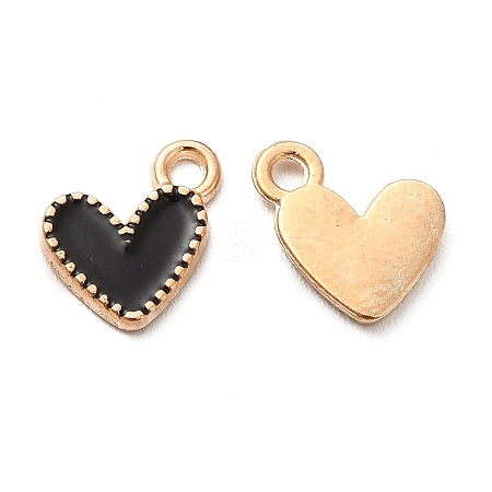 Alloy Enamel Charms FIND-G055-20G-08-1