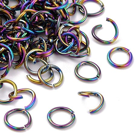 Ion Plating(IP) 304 Stainless Steel Open Jump Rings STAS-CJC0001-26D-1