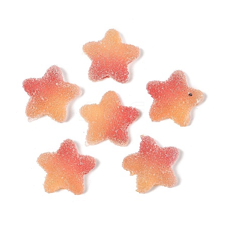 Imitation Candy Food Style Resin Cabochons RESI-R461-02L-1