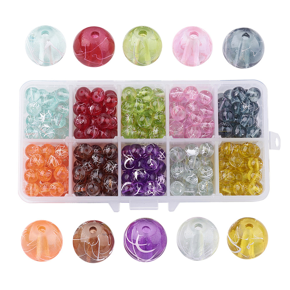 Wholesale Drawbench Transparent Glass Beads - Jewelryandfindings.com