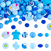 108Pcs Food Grade Eco-Friendly Silicone Beads SIL-TA0002-74-1