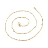 Brass Singapore Chains Necklace for Women NJEW-P265-07G-3