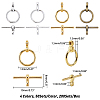 Tibetan Style Alloy Toggle Clasps TIBE-FH0001-05-RS-2