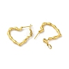 304 Stainless Steel Hoop Earrings for Women EJEW-B054-17G-02-2