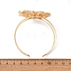 Alloy & Iron Cuff Bangles for Women BJEW-F501-04KCG-5