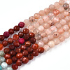 Natural & Synthetic Mixed Gemstone Beads Strands G-D080-A01-03-23-4