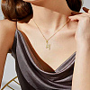 4Pcs Brass Micro Pave Cubic Zirconia Pendants ZIRC-LP0001-18G-3