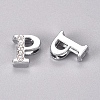 Alloy Slide Charms LS-PALLOY-WH0066-21P-1