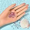8 Colors DIY 3D Nail Art Decoration Mini Glass Beads GLAA-YW0001-36-6