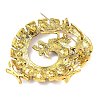 Alloy Rhinestone Lapel Pin Brooches RB-CBAE32B-02AG-2