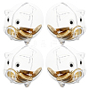 4Pcs Plastic Children's Money Banks AJEW-GO0005-16-1