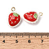 Alloy Enamel Pendants PALLOY-T094-04A-02-3