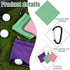 3Pcs 3 Colors Polyester Fibre Golf Wipe Towel AJEW-OC0005-36B-4
