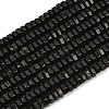 Natural Golden Sheen Obsidian Beads Strands G-G317-A31-3X6MM-2